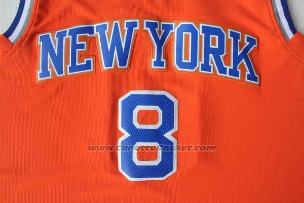 Maglia New York Knicks JR Smith #8 Arancione